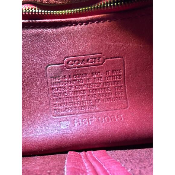 Vintage Coach NYC Sonoma Crossbody 9085 Red - Picture 2 of 8